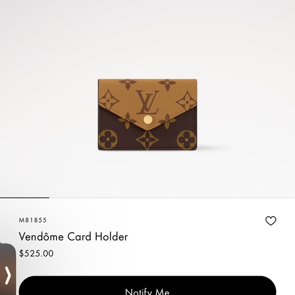 ****SOLD****   Vendome LV card holder - Picture 2 of 10